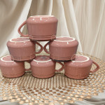 naturedge-tea-cup-set-of-6-the-ideal-choice-for-tea-enthusiasts-elegant-eco-friendly-peach-colored-ceramic-cups-for-every-sip-elevate-your-tea-time-ce